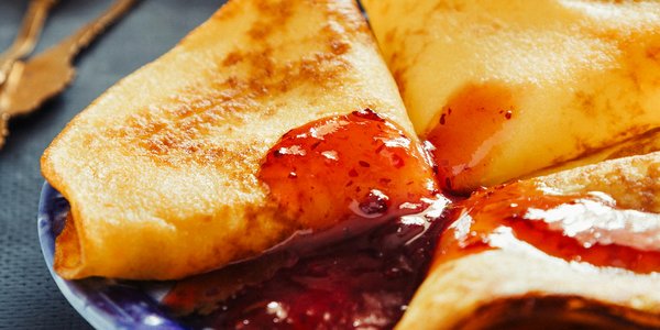 Crepes mit Marmerlade