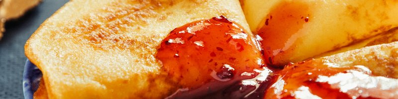 Crepes mit Marmerlade